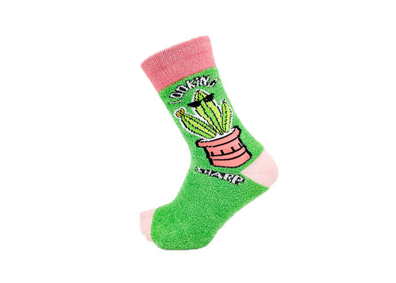 Winter Womens Fancy Socks Cactus Soft Ladies Fancy Ankle Socks