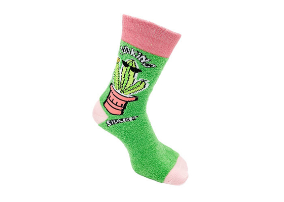 Winter Womens Fancy Socks Cactus Soft Ladies Fancy Ankle Socks